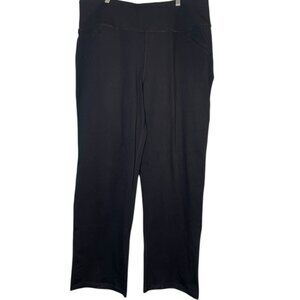 Active Zone Penningtons 1X Pants Black Basic Work Everyday Plus Bottom Penn Pant